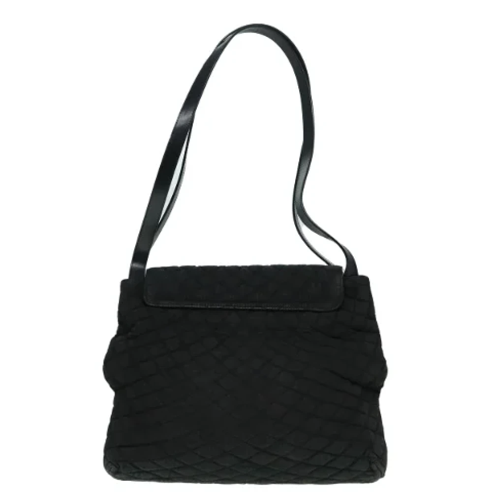 Bally Pre-owned Nylon shoulder-bags Black Dames
