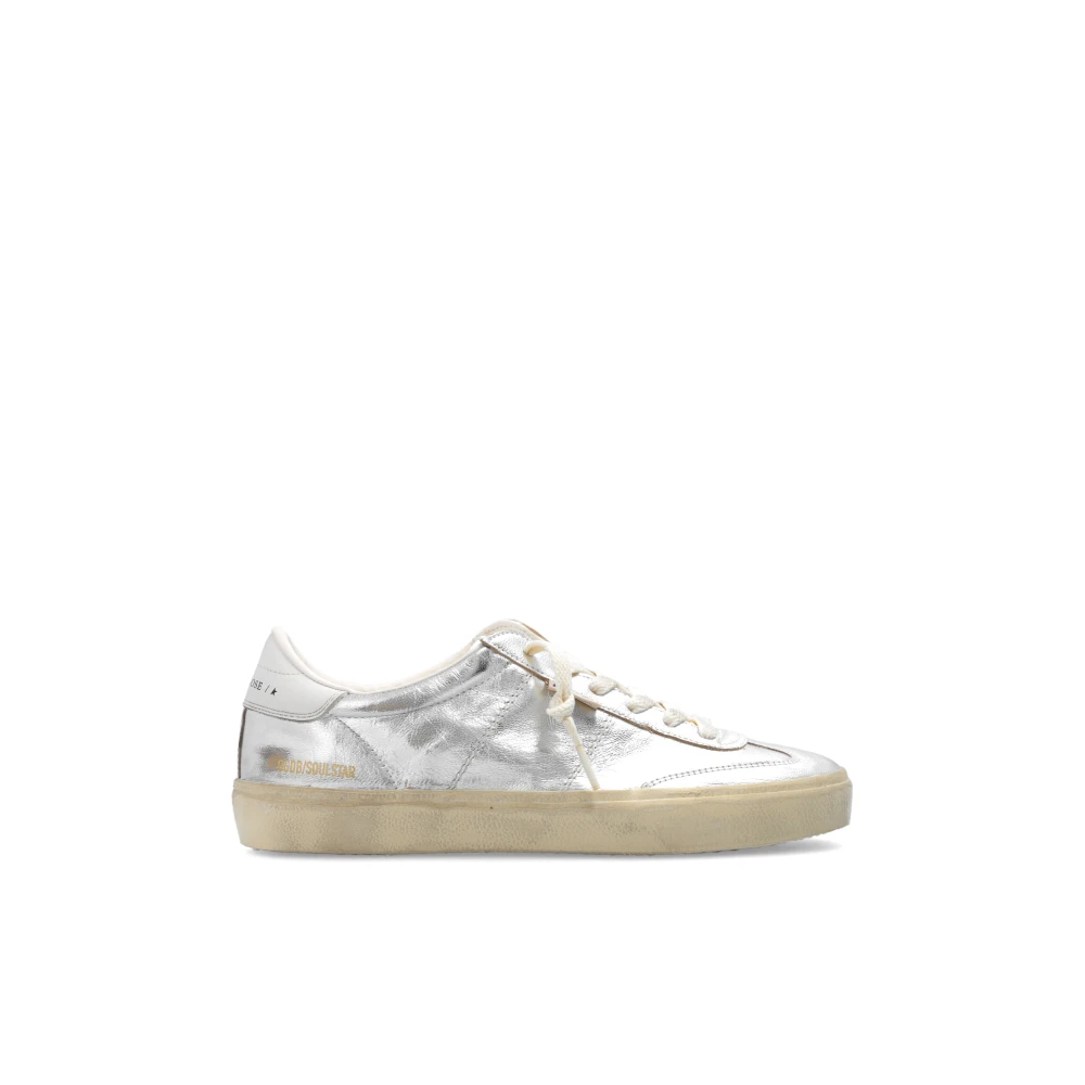 Golden Goose Women's Gray/Golden Soul Star Sneakers