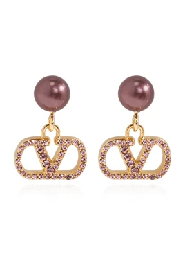 VLogo Signature Drop Earrings