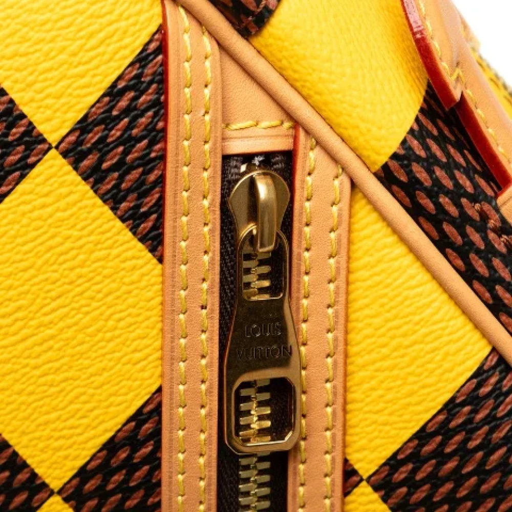 Louis Vuitton Vintage Pre-owned Canvas crossbody-bags Yellow Heren
