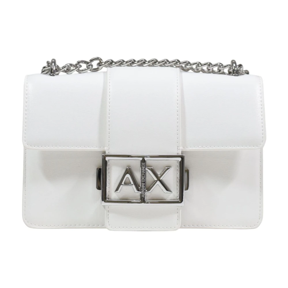 Armani Exchange Femme Blanc Sacs, Taille: One Size Sac Bandoulière