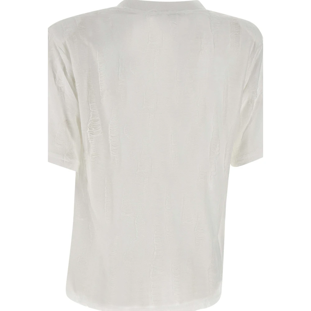 IRO Wit T-shirt met Tapered Effect White Dames