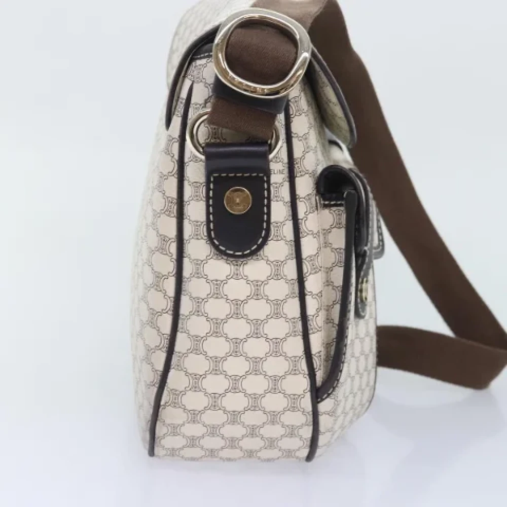 Celine Vintage Pre-owned Leather celine-bags White Dames