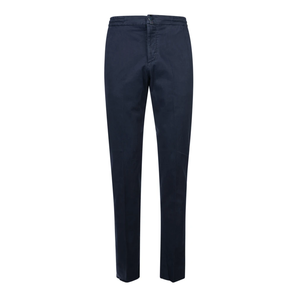 Kiton - Trousers > Chinos - Blue - Kiton - Modalova