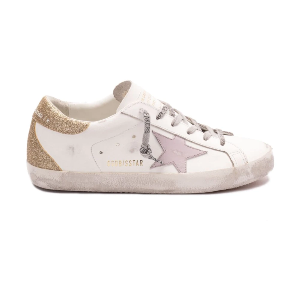 Golden Goose Vita Kalvläder Sneakers White, Dam