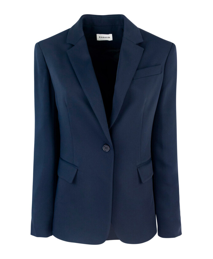 veste-bleue-classique-avec-un-bouton
