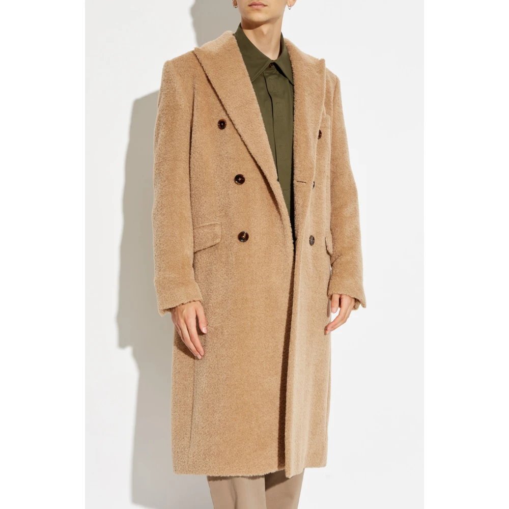 Dolce & Gabbana Wollen jas Beige Heren