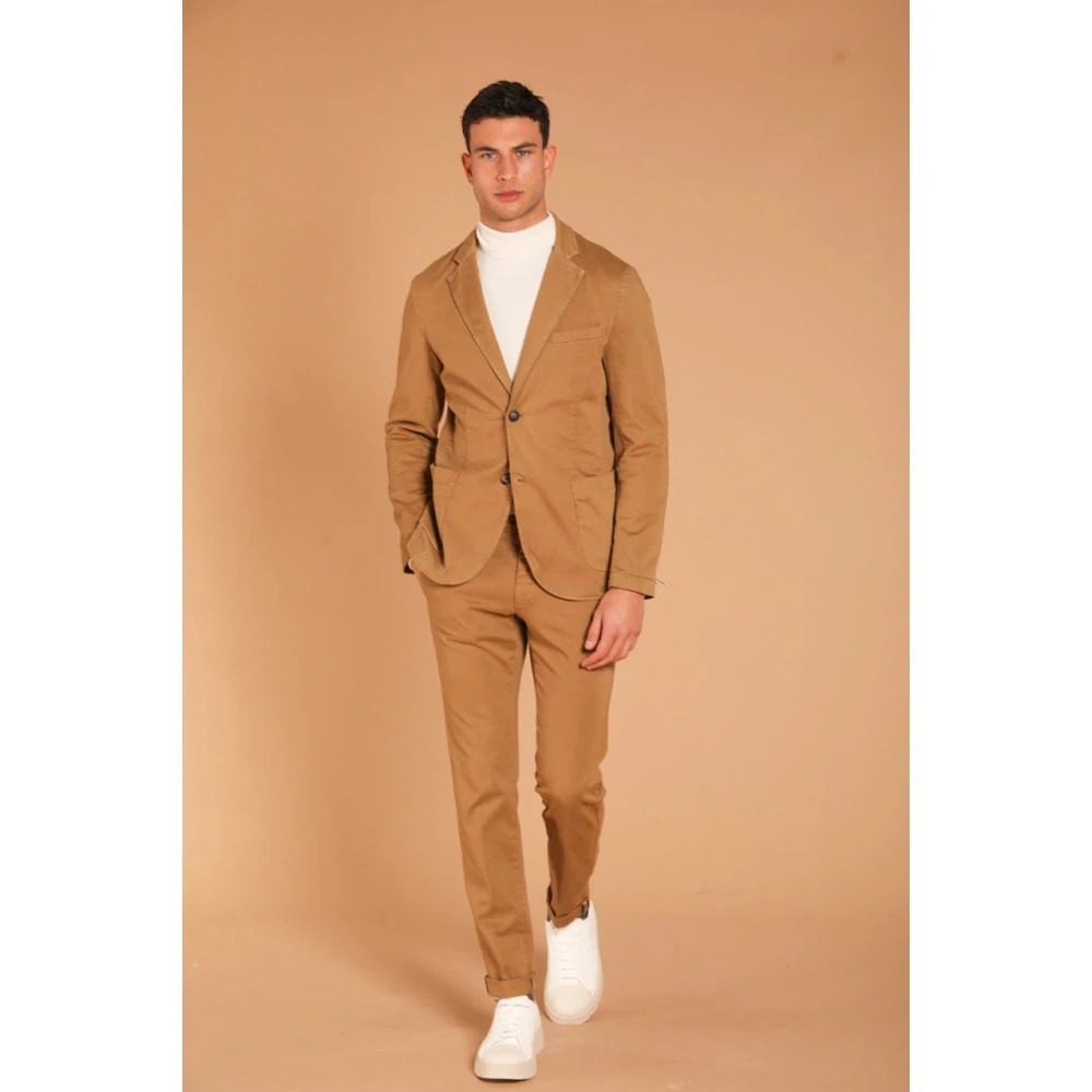Mason's Da Vinci Heren Blazer Regular Fit Brown Heren
