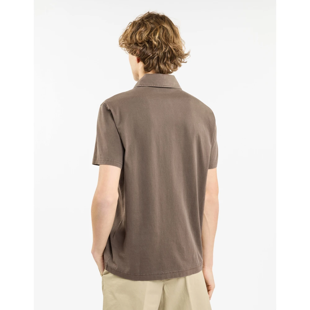 Fay Bruine T-shirts en Polos Brown Heren