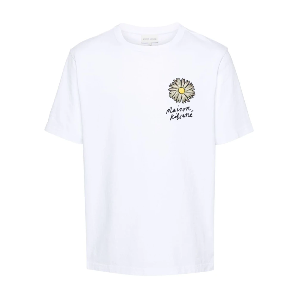 Maison Kitsuné T-Shirts White Heren