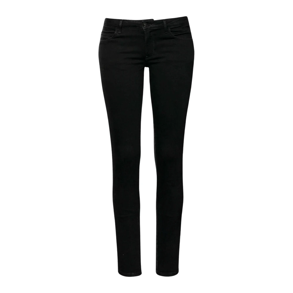 Guess Zwarte Skinny Patched Jeans Black Dames