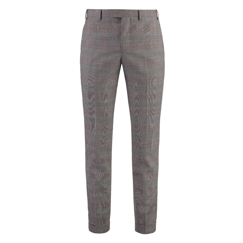 PT Torino Wollen broek met zakken Multicolor Heren