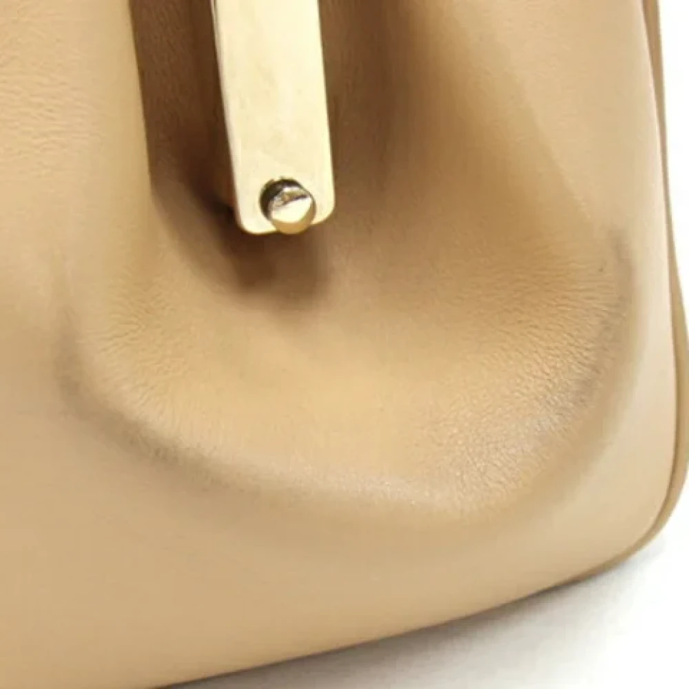 Chloé Pre-owned Leather handbags Beige Dames