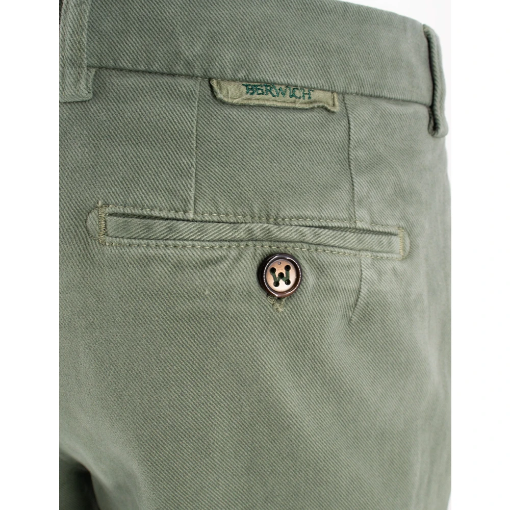 Berwich Stijlvolle Herenbroek Green Heren