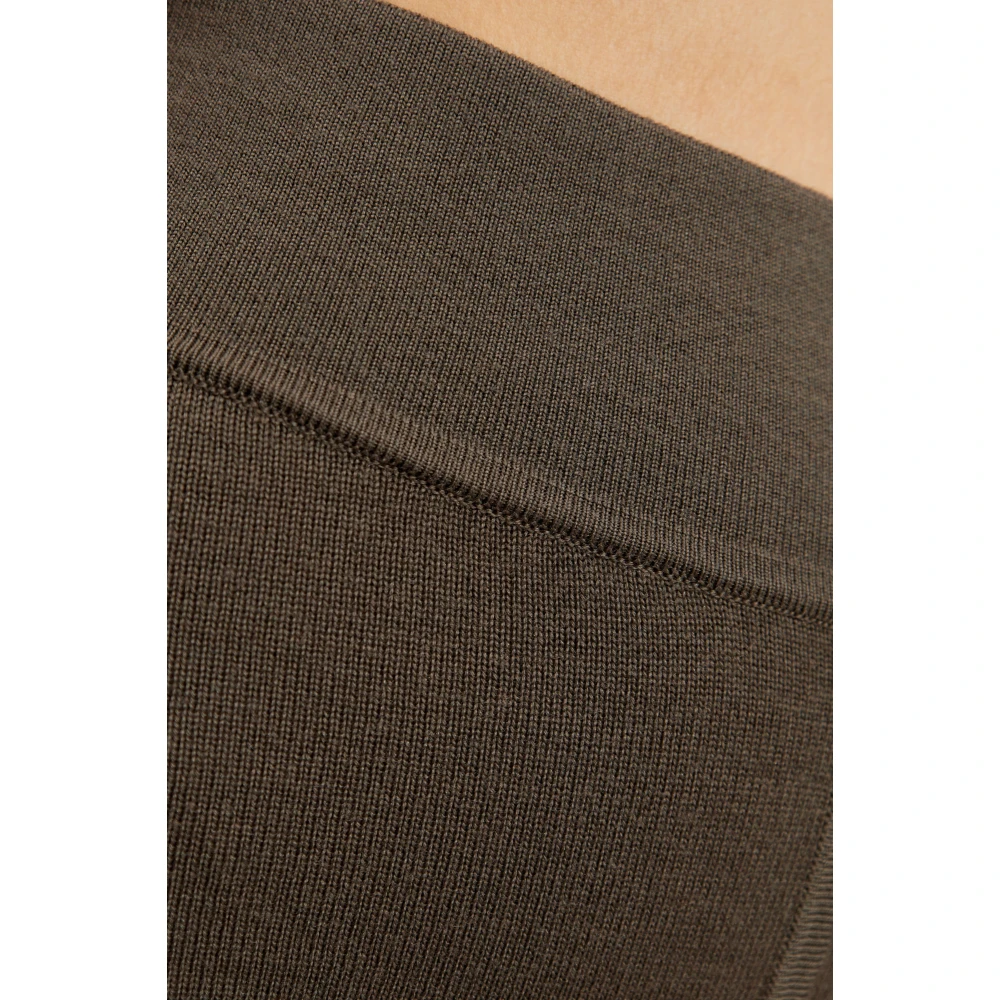 Rick Owens Wollen Leggings Brown Dames