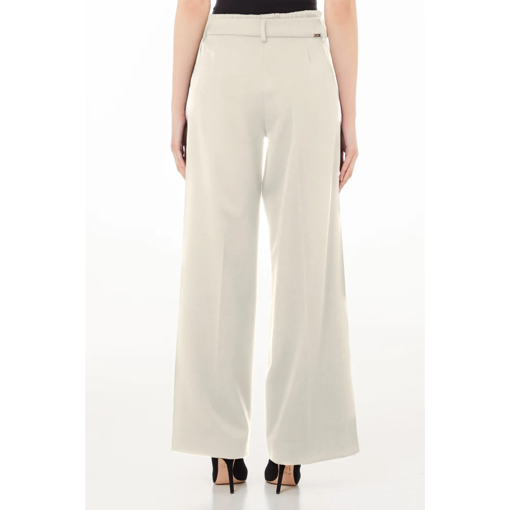 Liu Jo Elastische Joggingbroek Beige Dames