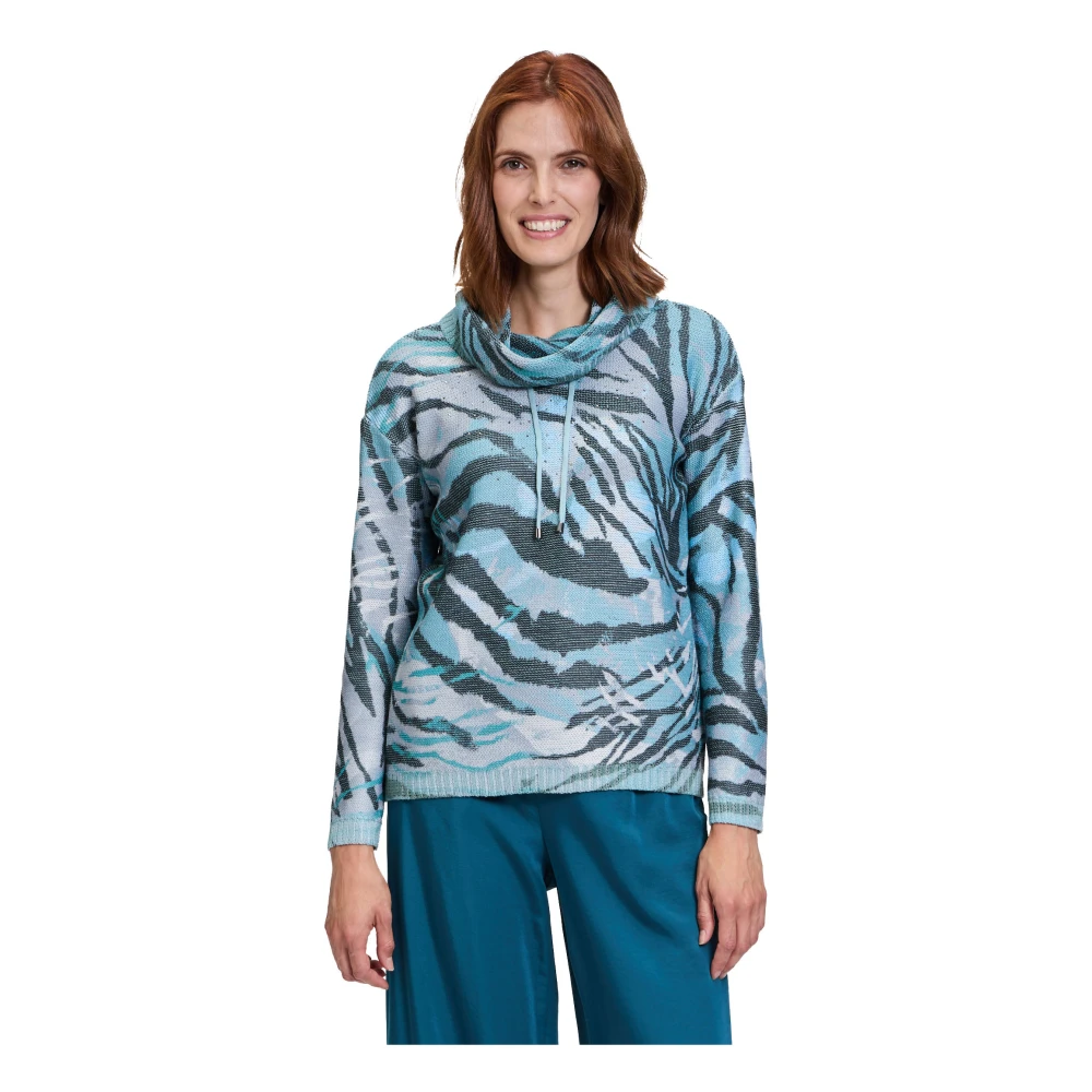 Betty Barclay Gebreide trui met print Multicolor Dames