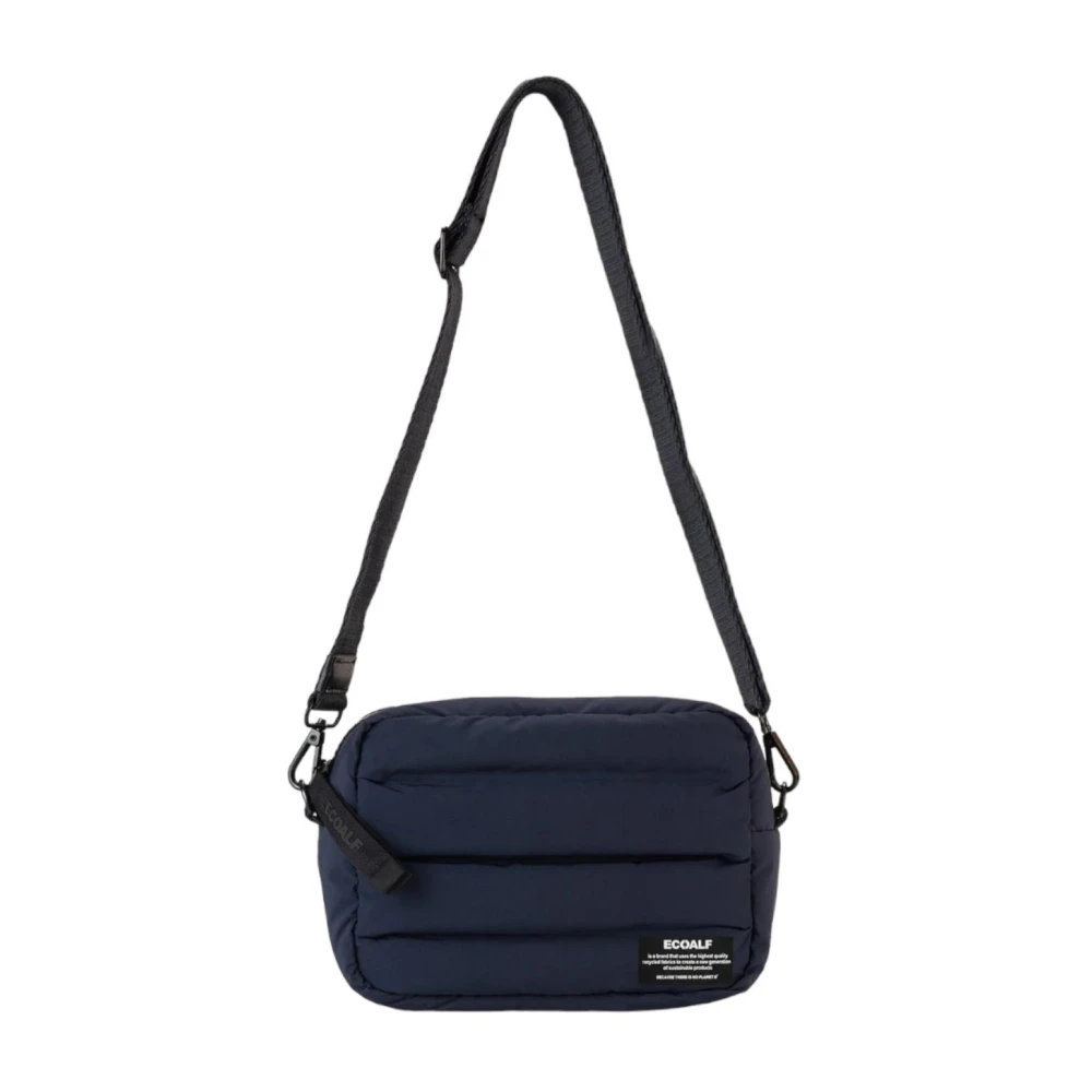 Ecoalf Blue Compact Navy Shoulder Bag Padalf - Female - Cross Body Messenger - One Size - Bags