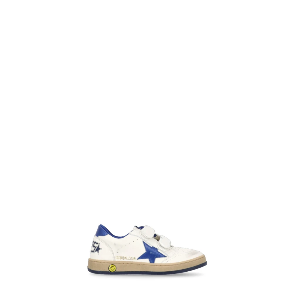 Golden Goose Vita Läder Låga Sneakers White, Pojke