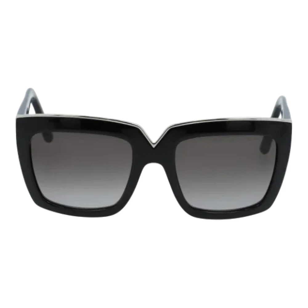 Valentino Vintage Pre-owned Fabric sunglasses Black Dames