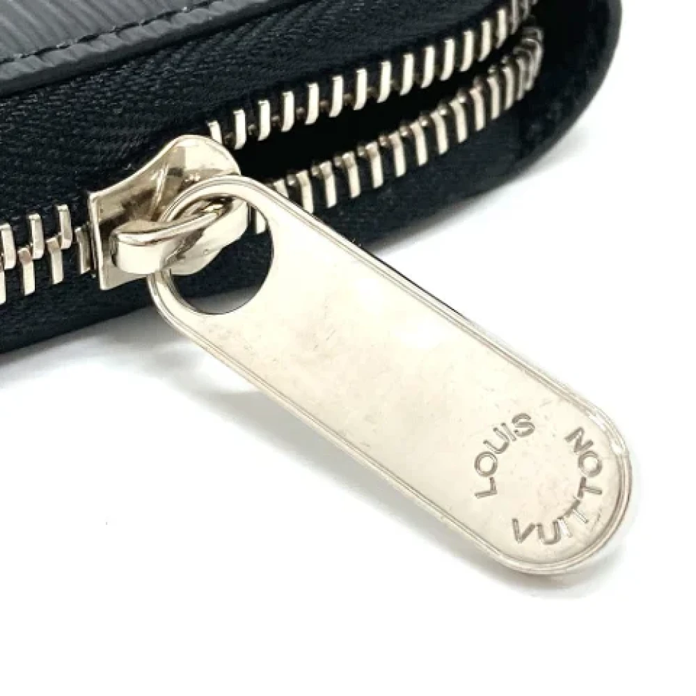 Louis Vuitton Vintage Pre-owned Leather wallets Black Dames