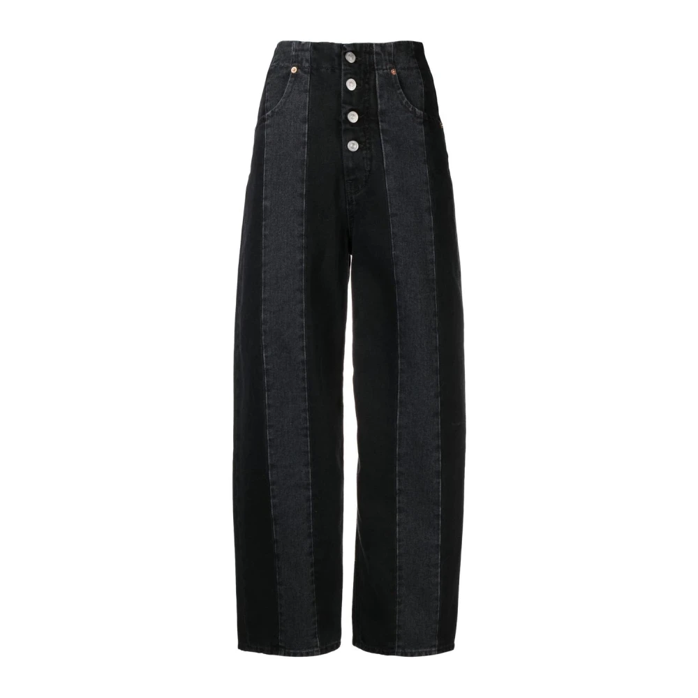 MM6 Maison Margiela Rechte spijkerbroek Black Dames