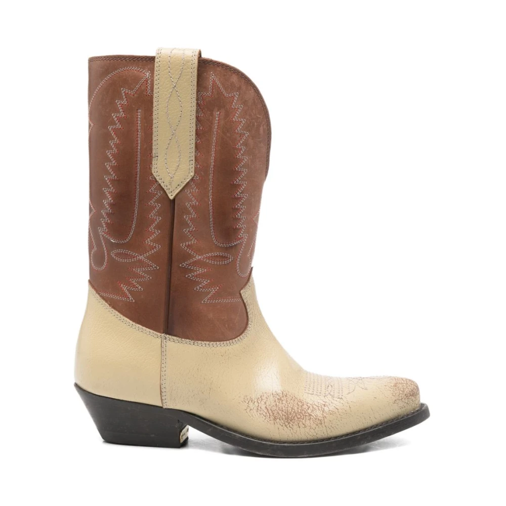 Golden Goose Women's Multicolor Wish Star Cowboy Boots - Cowboy & Biker Boots - 3 Uk - Shoes