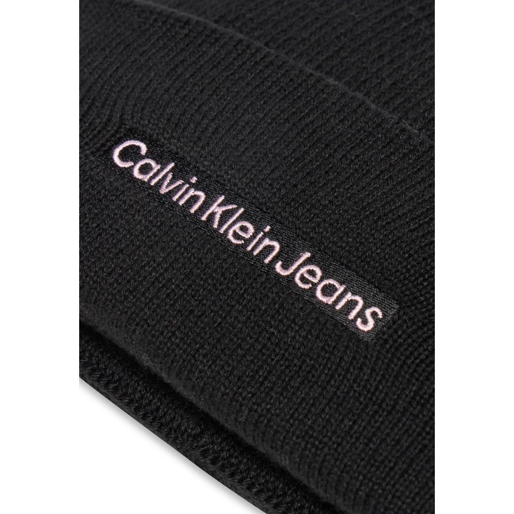 Calvin Klein Roze Acryl-Katoen Blend Damespet Black Dames