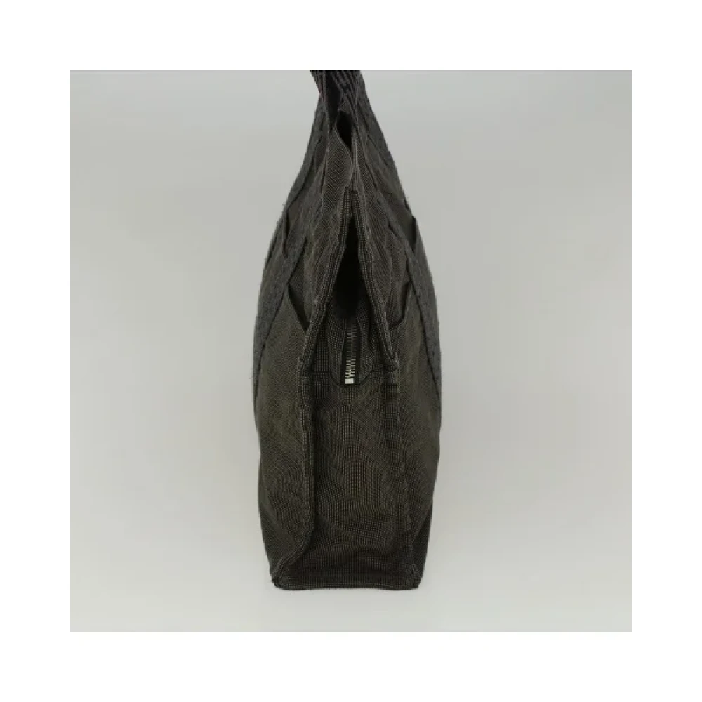 Hermès Vintage Pre-owned Nylon handbags Gray Dames