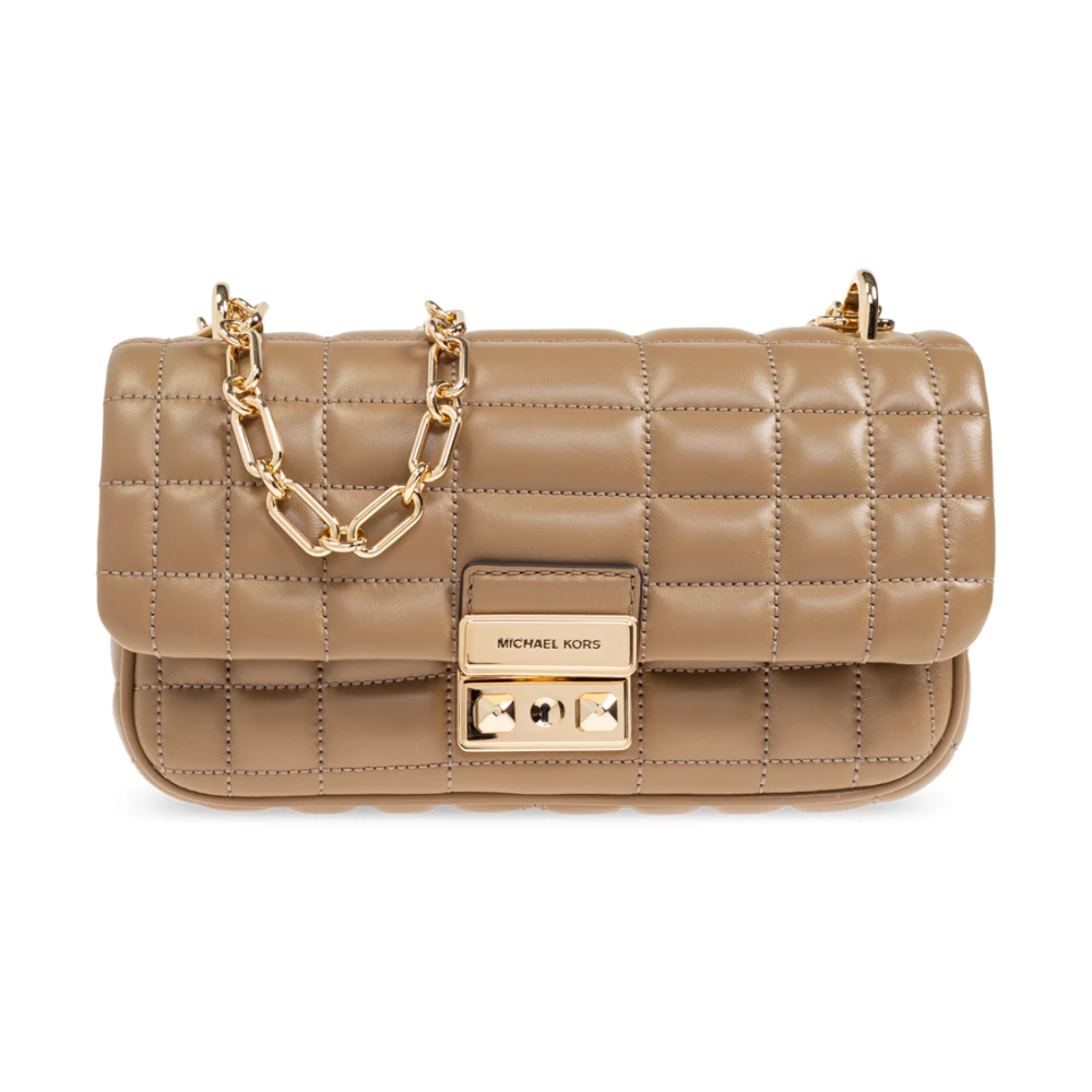 Michael Kors Tribeca Schoudertas Beige Dames