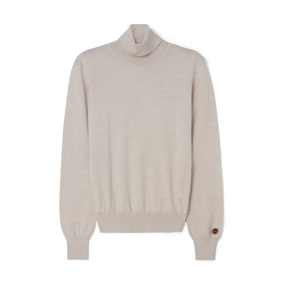 Busnel Merino Wool Rollerneck Sweater White Dames
