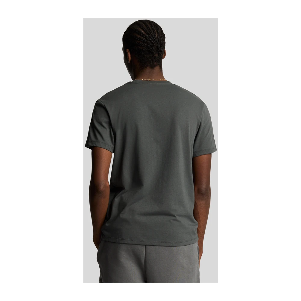 Lyle & Scott SS T-Shirts Tape T-Shirt Gray Heren