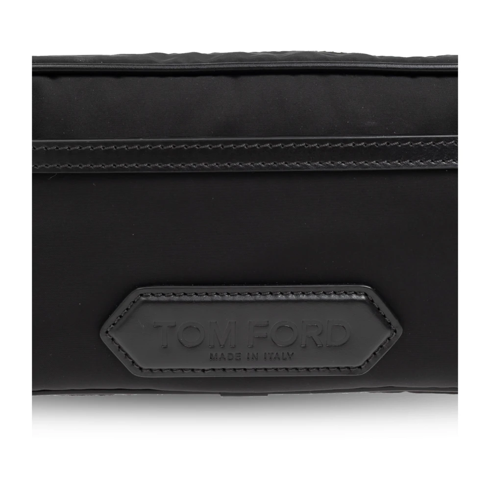Tom Ford Cosmeticatas met logopatch Black Heren