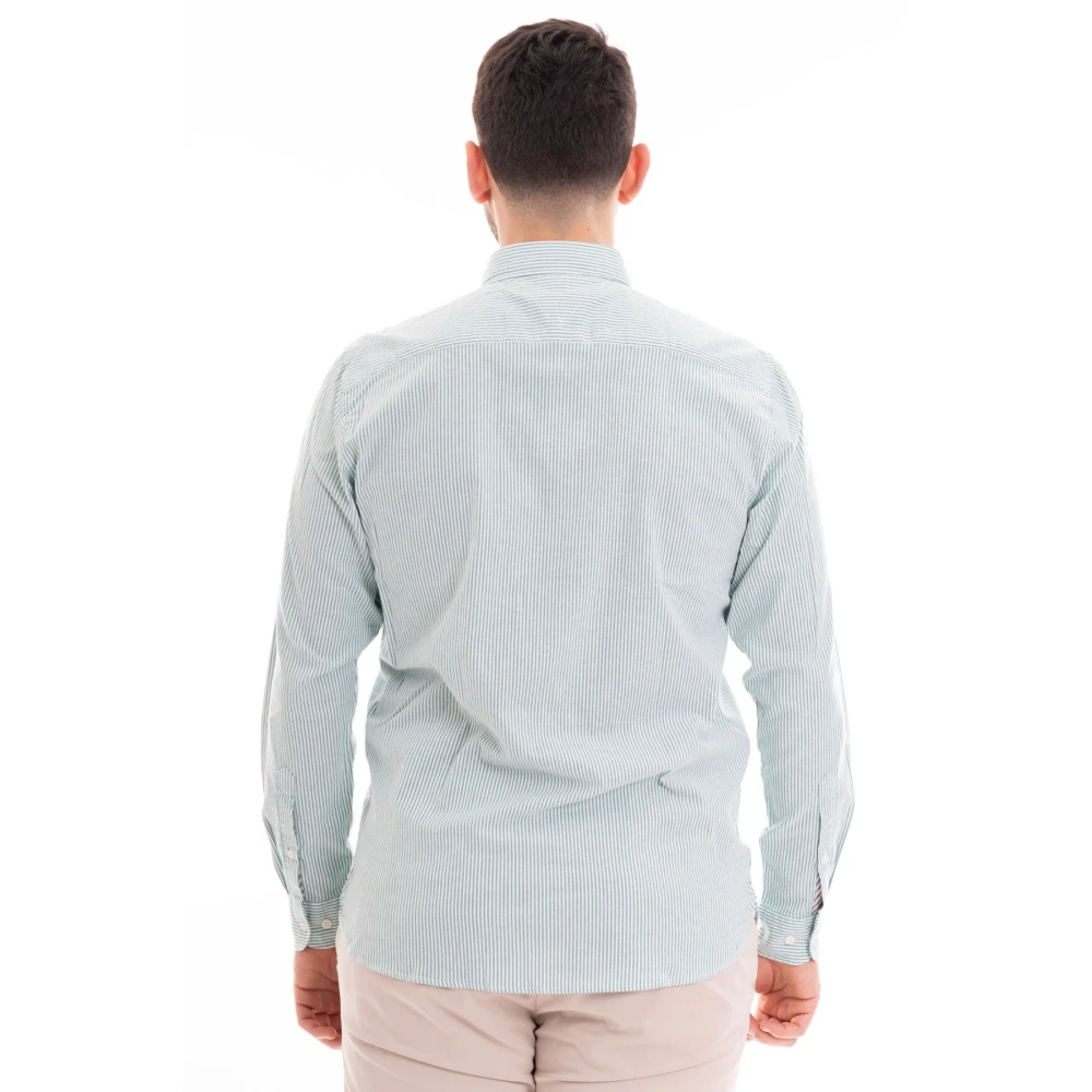 Tommy Hilfiger Flex Oxford Stripe Regular Fit Overhemd Multicolor Heren