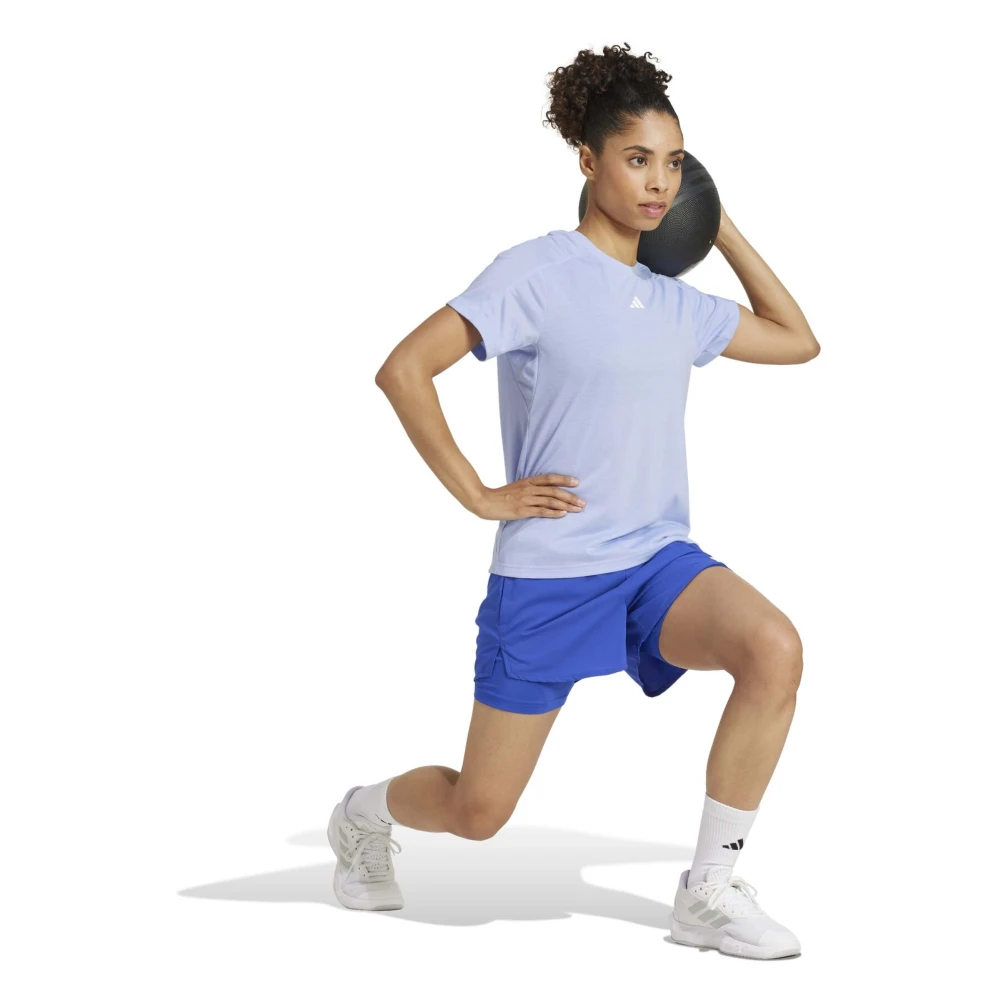 Adidas Tr-Es Crew T-shirt Purple Dames