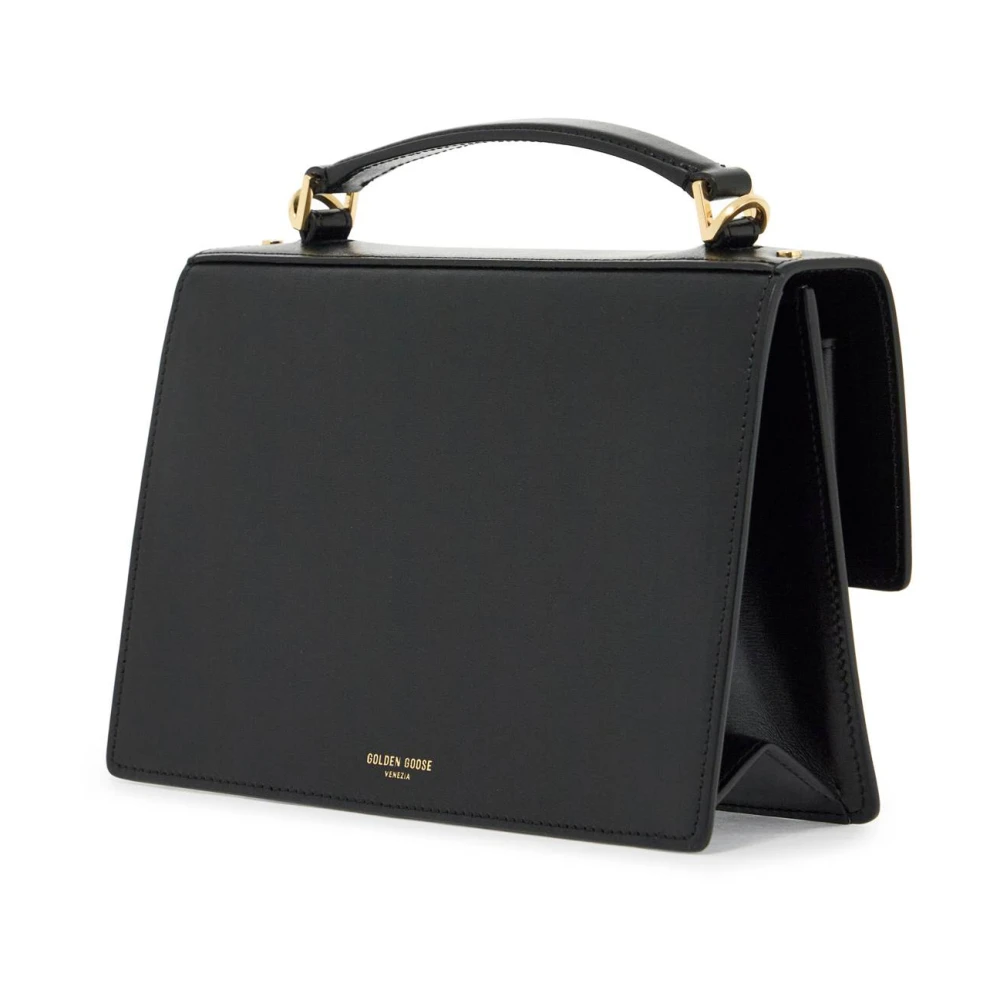 Golden Goose Venice Leren Handtas Black Dames