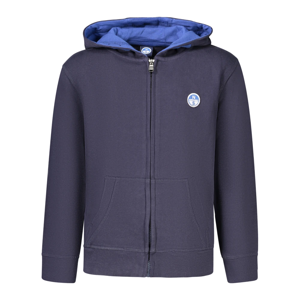 North Sails Zip-Up Hoodie - Unisex - Kids Sweatshirts - Blue - 12 Y - Kids