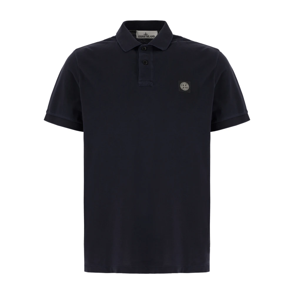 Stone Island Klassiek Poloshirt voor Heren Blue Heren