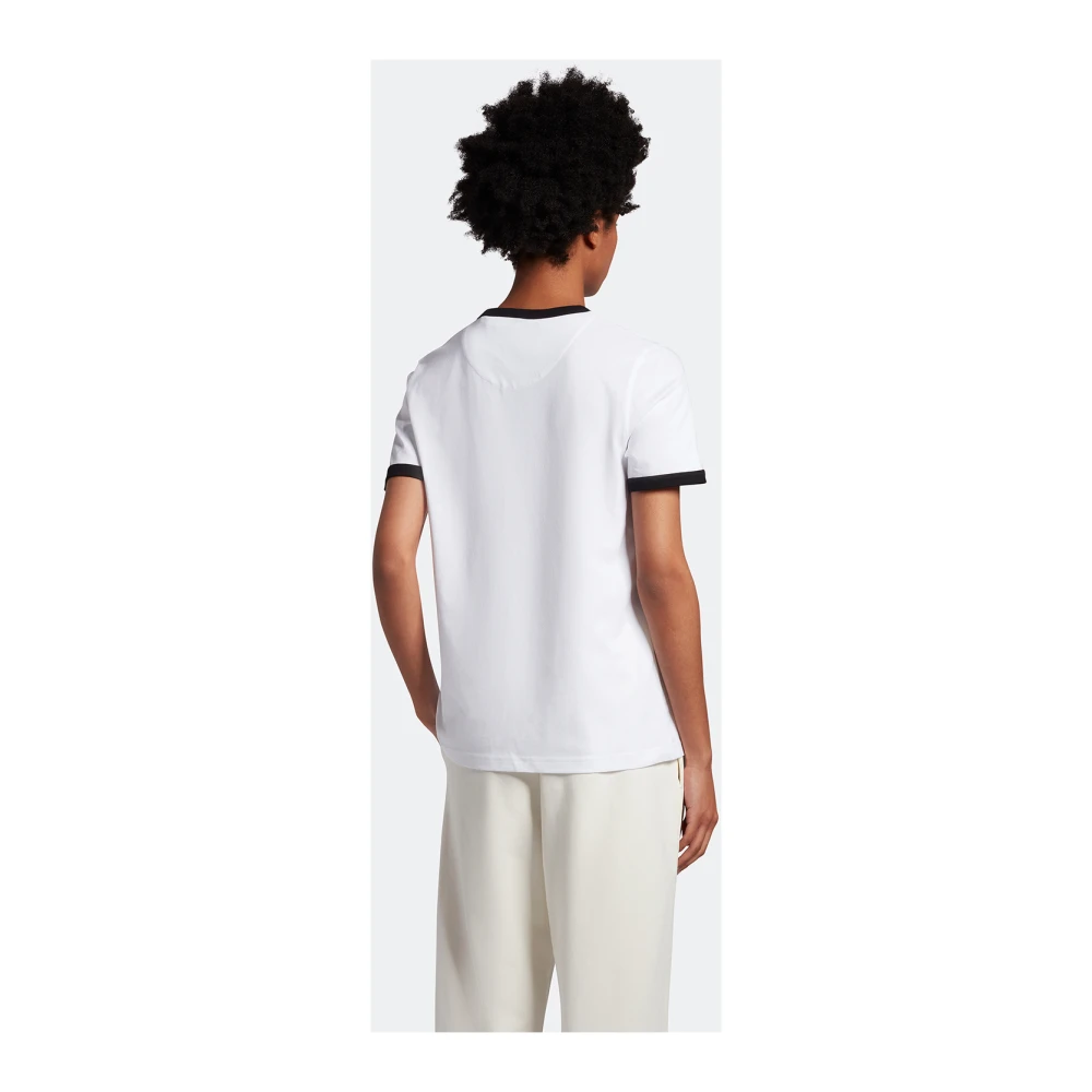 Lyle & Scott Ringer T-shirt voor SS T-Shirts White Dames