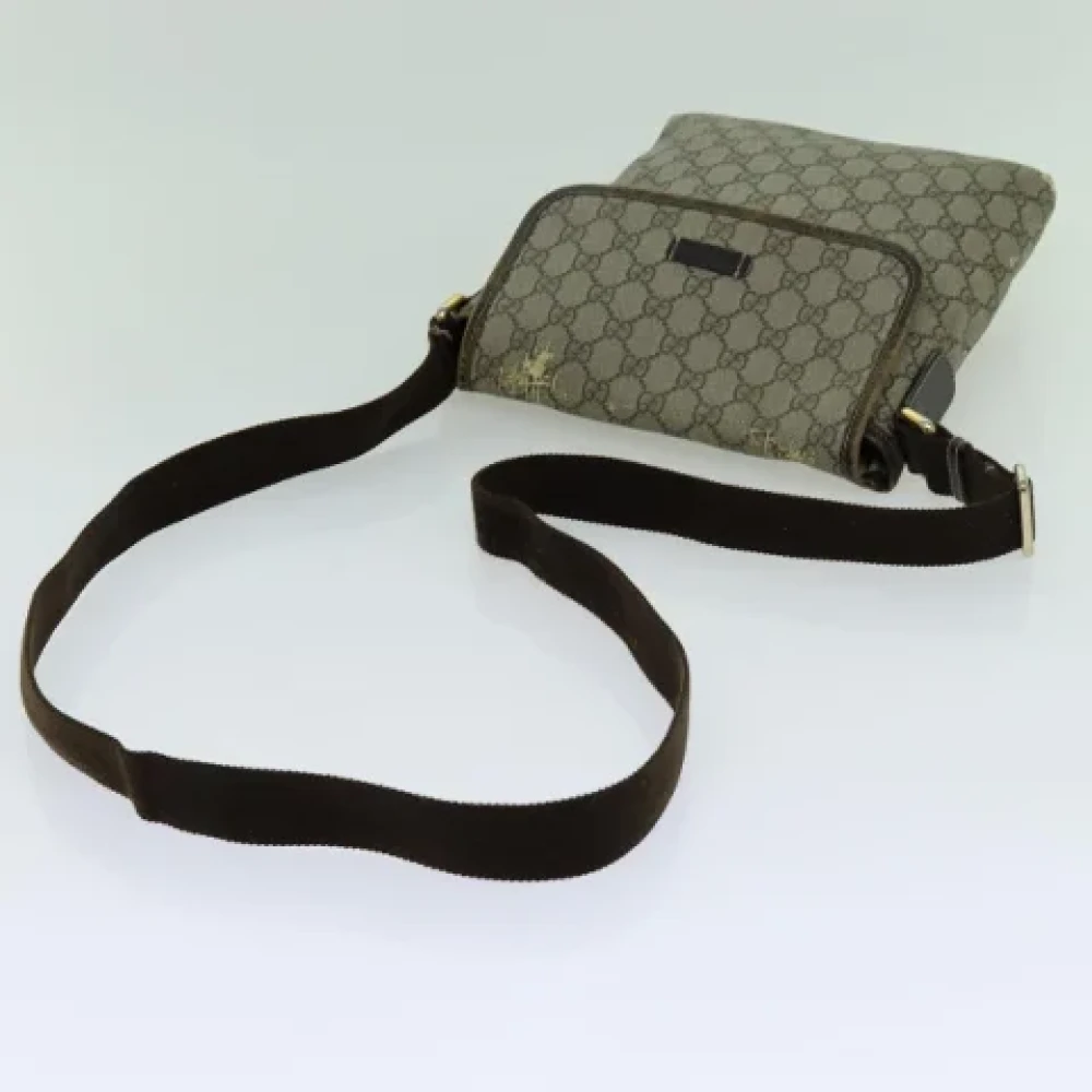 Gucci Vintage Pre-owned Canvas gucci-bags Beige Dames