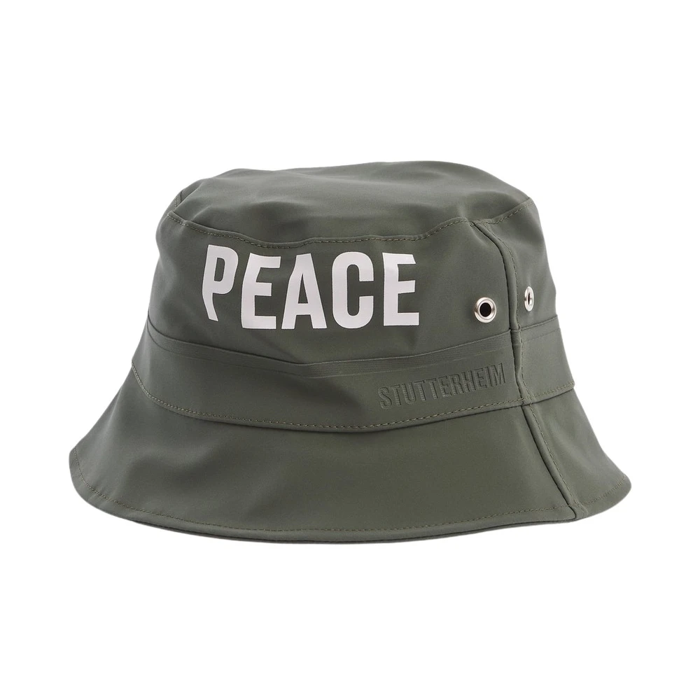 Stutterheim Matte Emmerhoed voor Regenachtige Dagen Green Unisex