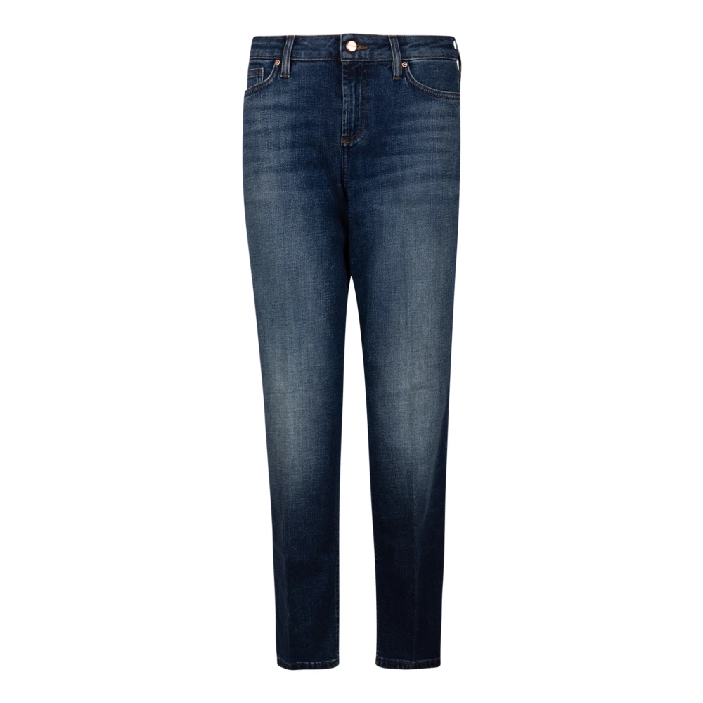 Don The Fuller Donkerblauwe Wassing Dames Jeans Blue Dames