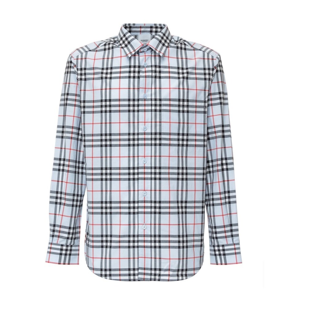 Light blue clearance burberry shirt