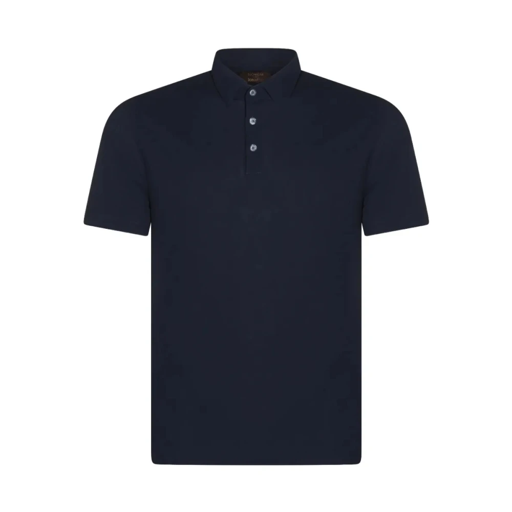 Zanone Homme Bleu - Polo Slim Fit Ice Cotton - Tops - Taille: 3XL