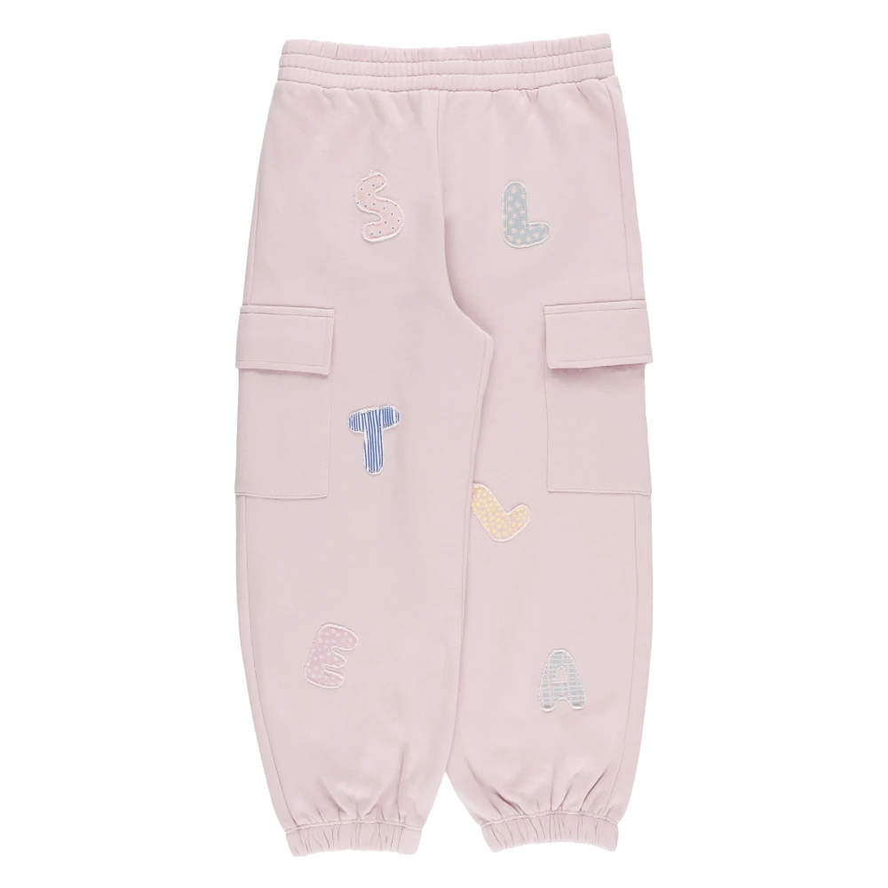 Stella Mccartney Women's Pink Junior Cotton Cargo Pants