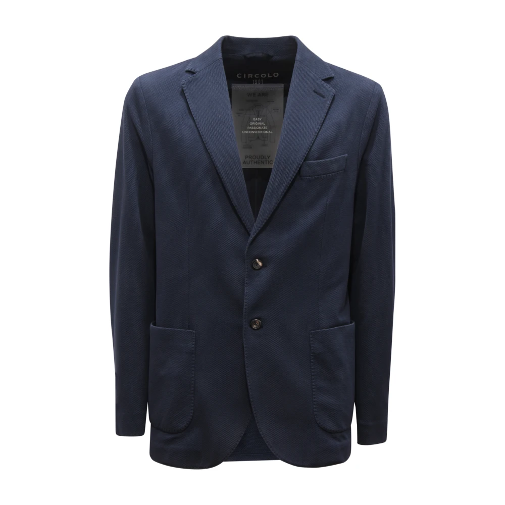 Circolo 1901 Men's Blue Giacca Oxford