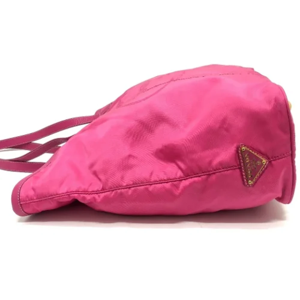 Prada Vintage Pre-owned Leather shoulder-bags Pink Dames
