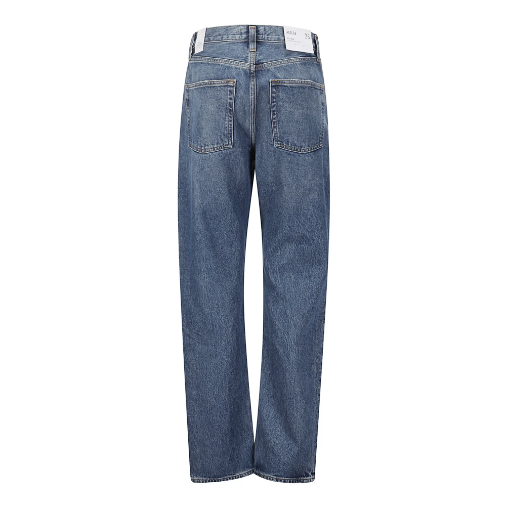 Agolde High-waisted straight leg jeans Blue Dames