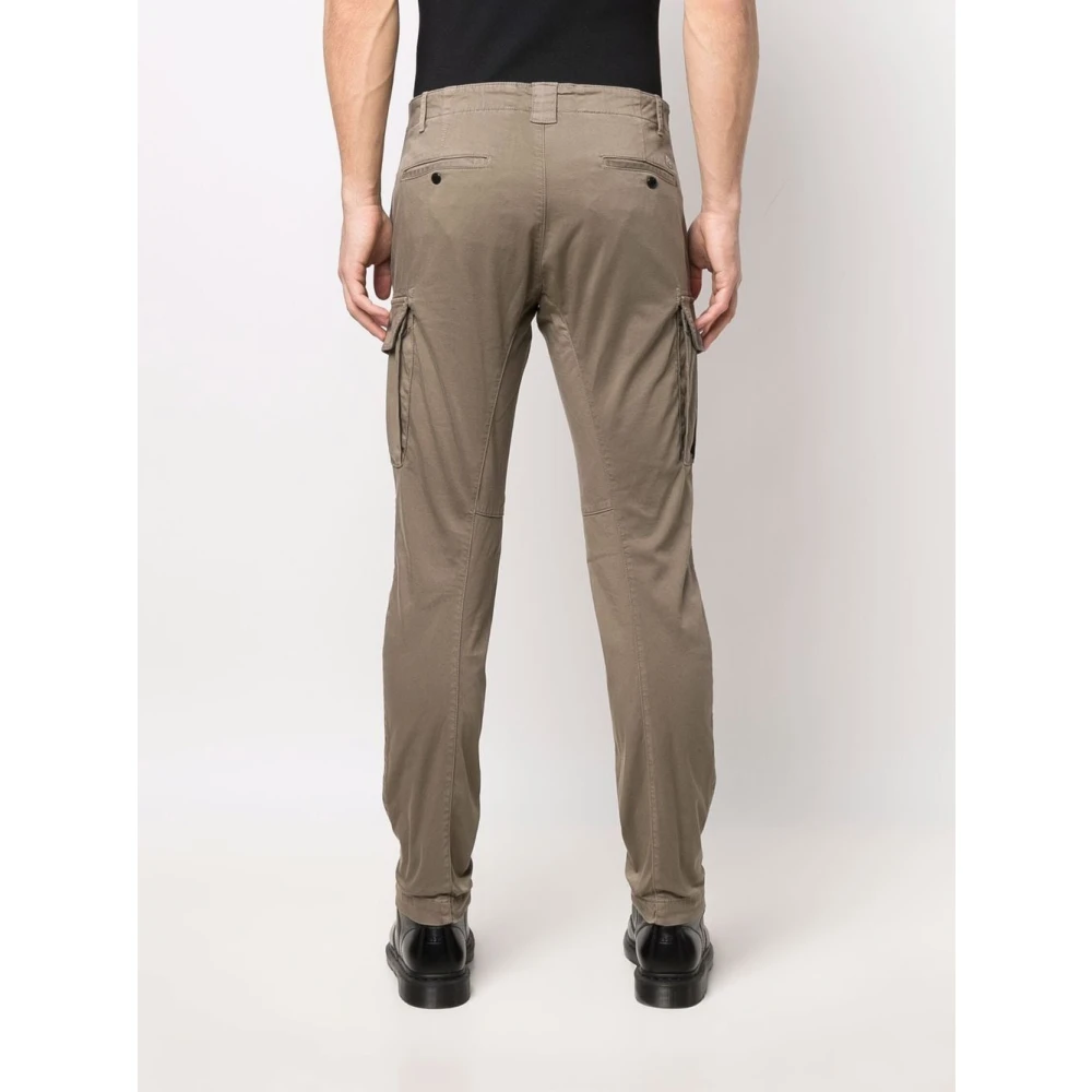 C.P. Company Army Green Tapered Broek Green Heren