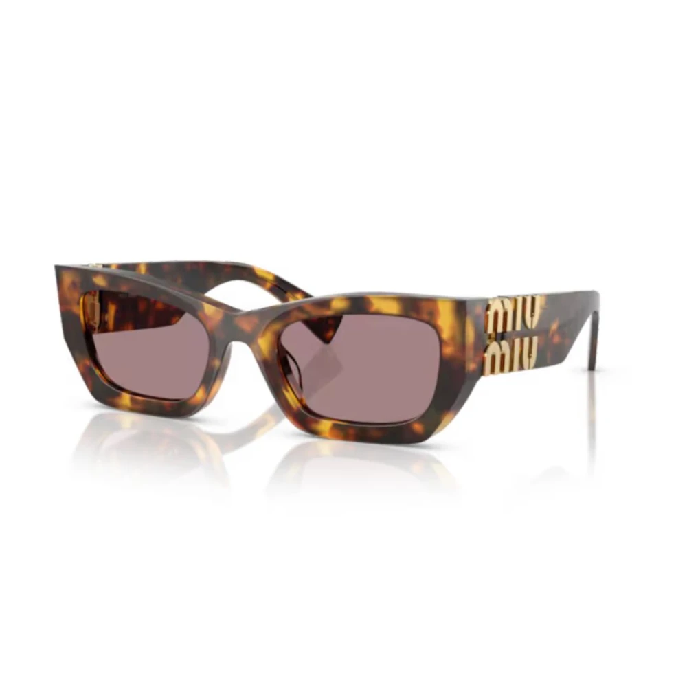 Miu Miu Unisex Brown Stylish White Sunglasses - Sunglasses - 53 Mm - Accessories
